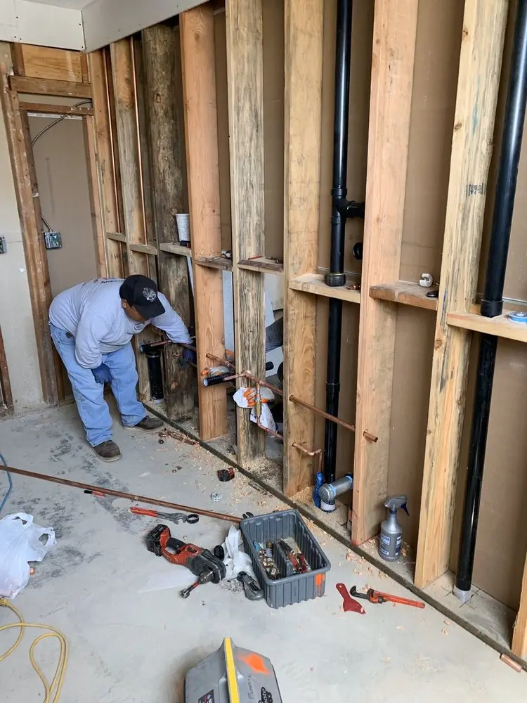Commercial rough-in plumbing for Trenchless Sewer Repair in Windom